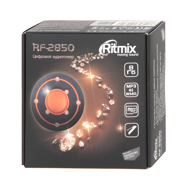 Портативный медиаплеер Ritmix RF-2850 8Gb Orange/синий