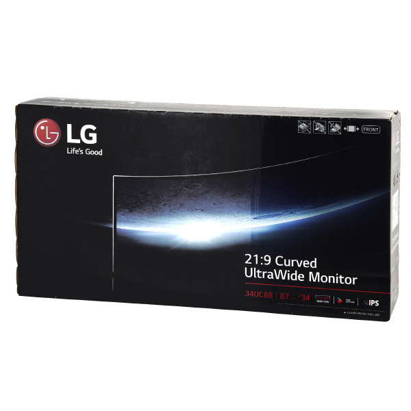 Монитор LG 34" IPS черный 34UC88-B