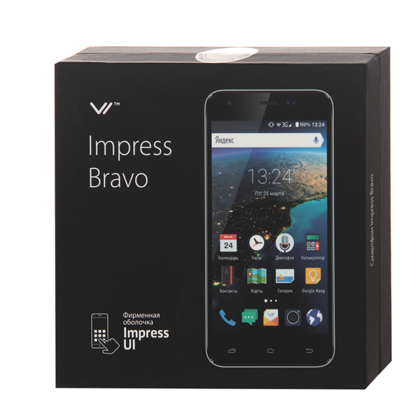 Смартфон Vertex Impress Bravo белый