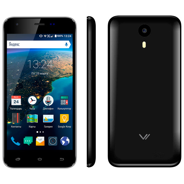 Смартфон Vertex Impress Bravo черный