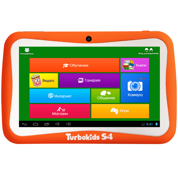 Планшет TurboKids S4 оранжевый фото