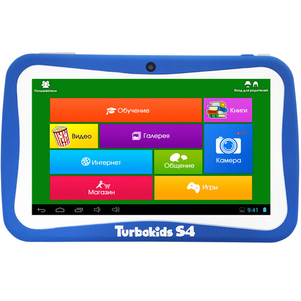 Планшет TurboKids S4 синий фото