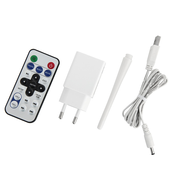 Цифровая фоторамка Digma PF-833 White