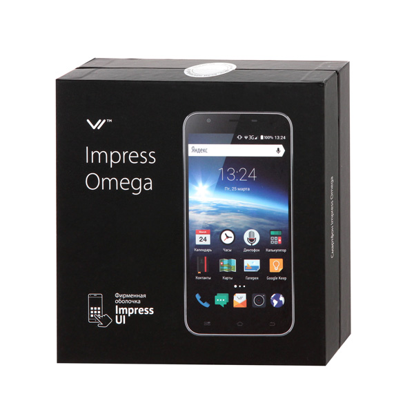 Смартфон Vertex Impress Omega черный