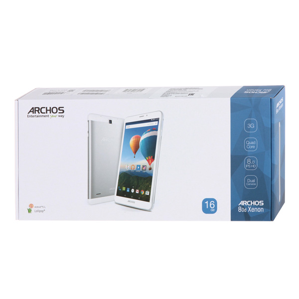 Планшет Archos 80D Xenon 8" 16Gb 3G серебристый