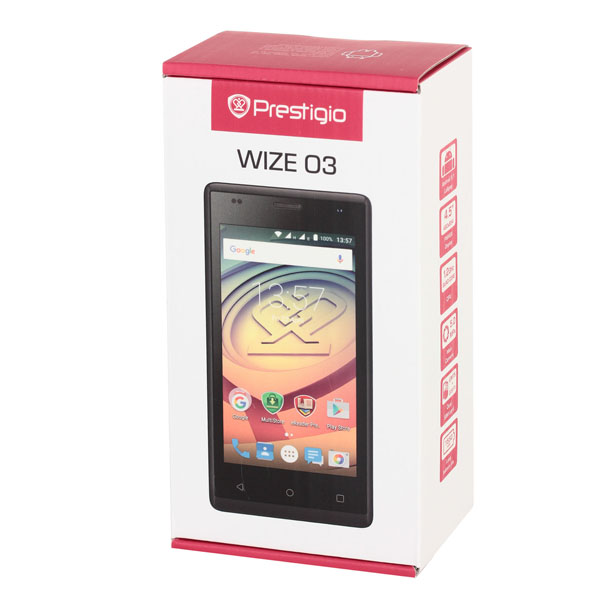 Смартфон Prestigio Wize O3 Duo Black (PSP3458)