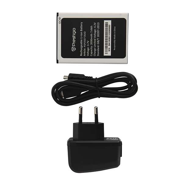 Смартфон Prestigio Wize N3 PSP3507DUO оранжевый