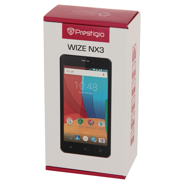 Смартфон Prestigio Wize NX3 Duo Black (PSP3517)