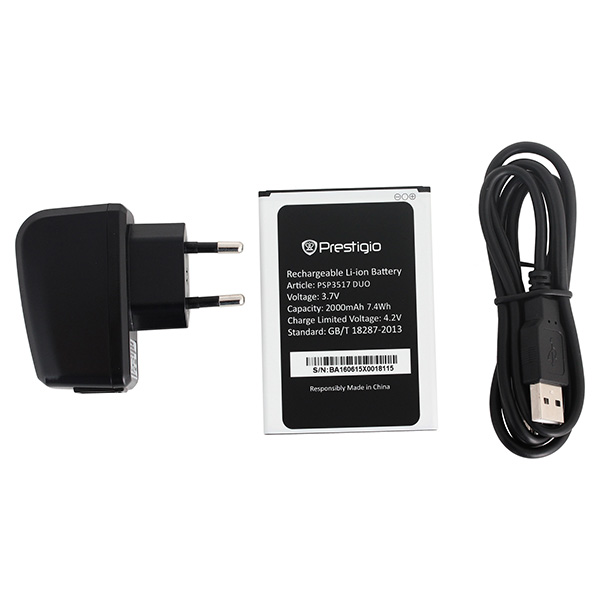 Смартфон Prestigio Wize NX3 Duo Yellow (PSP3517)