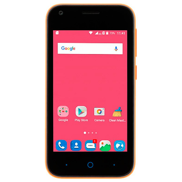 Смартфон ZTE Blade L110 оранжевый фото