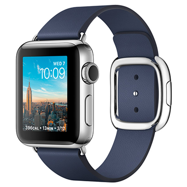 Смарт-часы Apple Watch S2 38mm St.Steel/BlueMod.Buck.L (MNPA2RU/A)