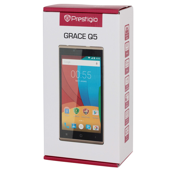 Смартфон Prestigio Grace Q5 Duo Gold (PSP5506)