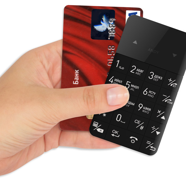 Мобильный телефон Elari CardPhone черный