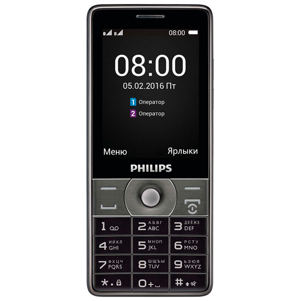 Мобильный телефон Philips Xenium E570 Dark Gray фото