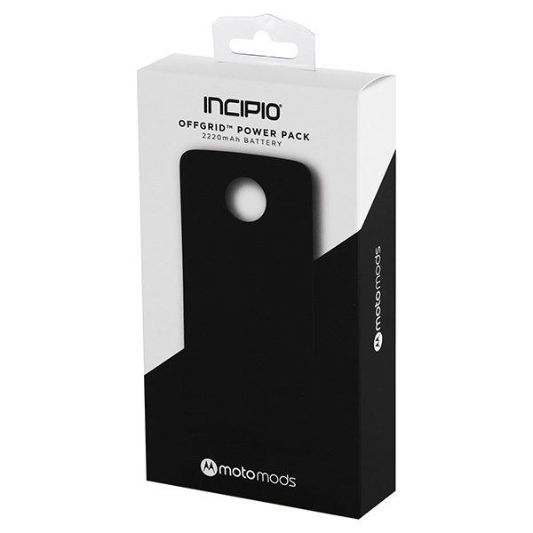 Сменный модуль Motorola Cover Battery Incipio offGRID Black(ASMESPRBLKEU)