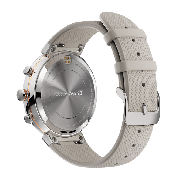 Смарт-часы ASUS ZenWatch 3 WI503Q Rubber Strap бежевый