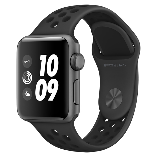 Смарт-часы Apple Watch Nike+ 38mm Space Gray Al/Black (MQ162RU/A)