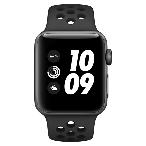 Смарт-часы Apple Watch Nike+ 38mm Space Gray Al/Black (MQ162RU/A)