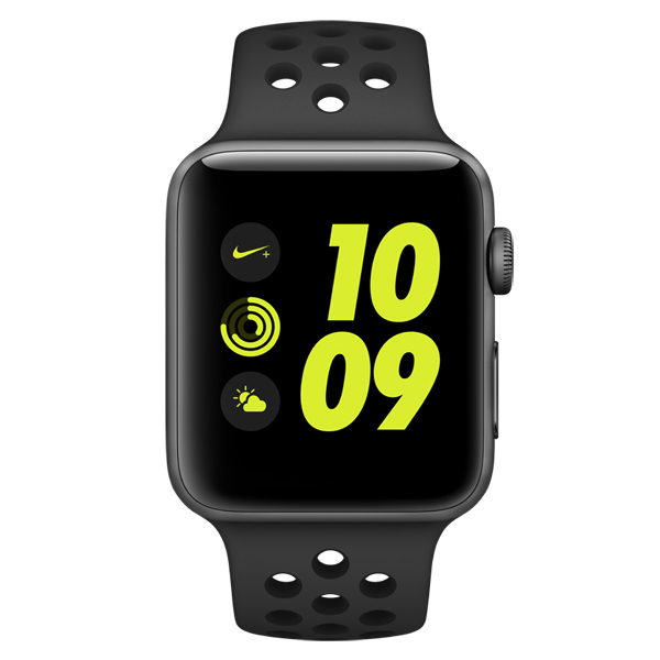 Смарт-часы Apple Watch Nike+ 42mm Space Gray Al/Black (MQ182RU/A)