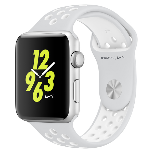 Смарт-часы Apple Watch Nike+ 42mm Silver Al/White (MQ192RU/A)