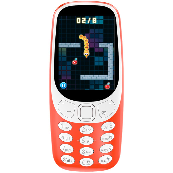 Мобильный телефон Nokia 3310 красный фото