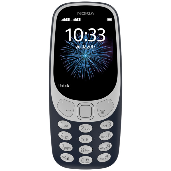 Мобильный телефон Nokia 3310 синий фото