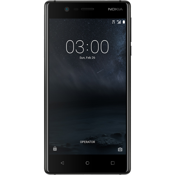 Смартфон Nokia 3 черный фото