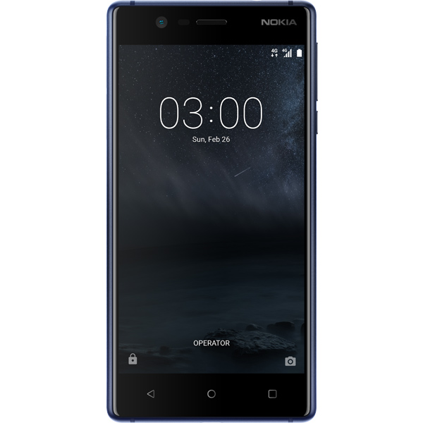 Смартфон Nokia 3 Tempered синий фото