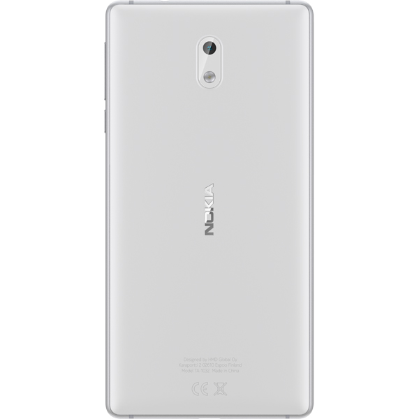 Смартфон Nokia 3 серебристый