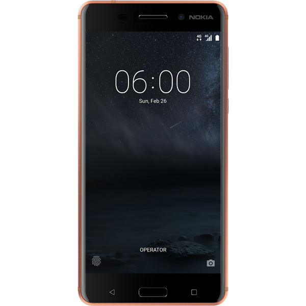Смартфон Nokia 6 медный фото