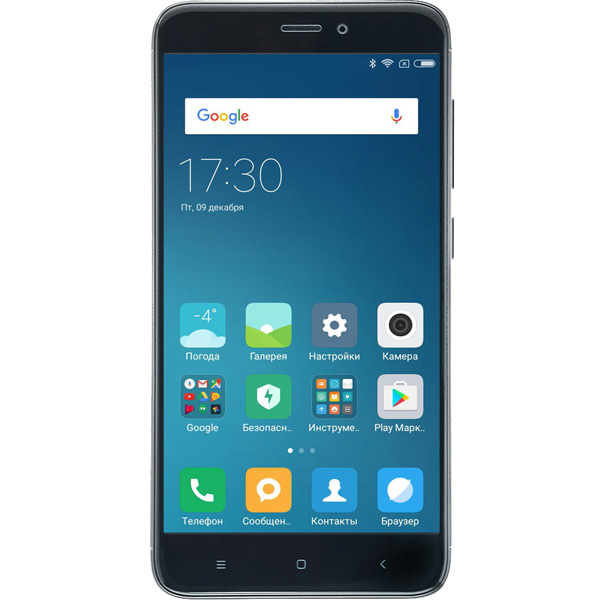 Смартфон Xiaomi Redmi 4X 16Gb черный