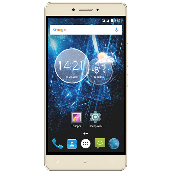 Смартфон Highscreen Power Ice Max золотой