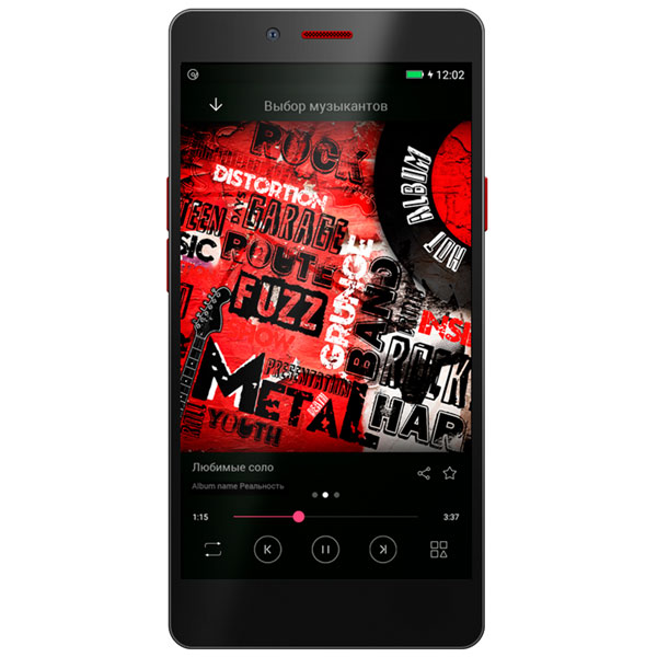 Смартфон Highscreen Thunder черный