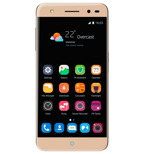Смартфон ZTE Blade V7 LITE золотой фото