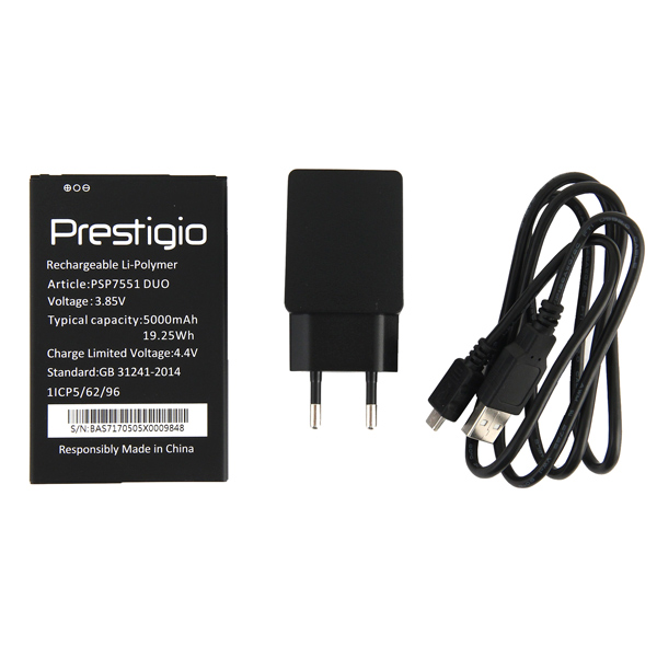 Смартфон Prestigio Grace S7 Duo LTE Black (PSP7551)