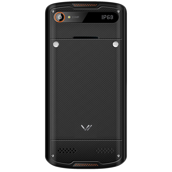 Смартфон Vertex Impress Tor 4G Black/оранжевый