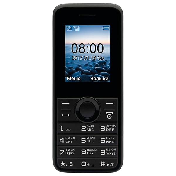 Мобильный телефон Philips E106 черный фото