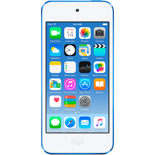 Плеер MP3 Apple iPod Touch 128Gb Blue (MKWP2RU/A)