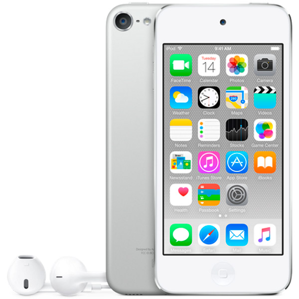 Плеер MP3 Apple iPod Touch 128Gb Silver (MKWR2RU/A)