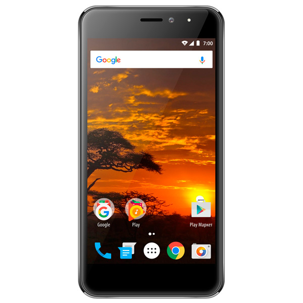 Смартфон Vertex Impress Lion 4G графитовый