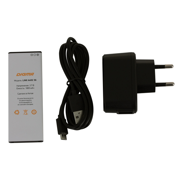 Смартфон Digma Linx A452 3G графитовый