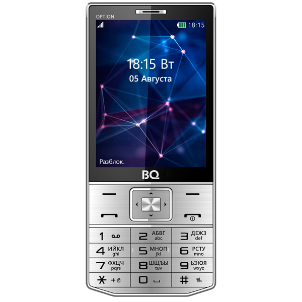Мобильный телефон BQ mobile BQ-3201 Option серебристый