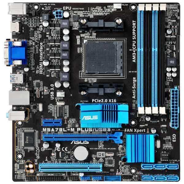Материнская плата ASUS M5A78L-M PLUS/USB3