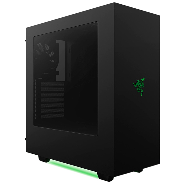 Корпус для компьютера NZXT S340 Designed by Razer (CA-S340W-RA)