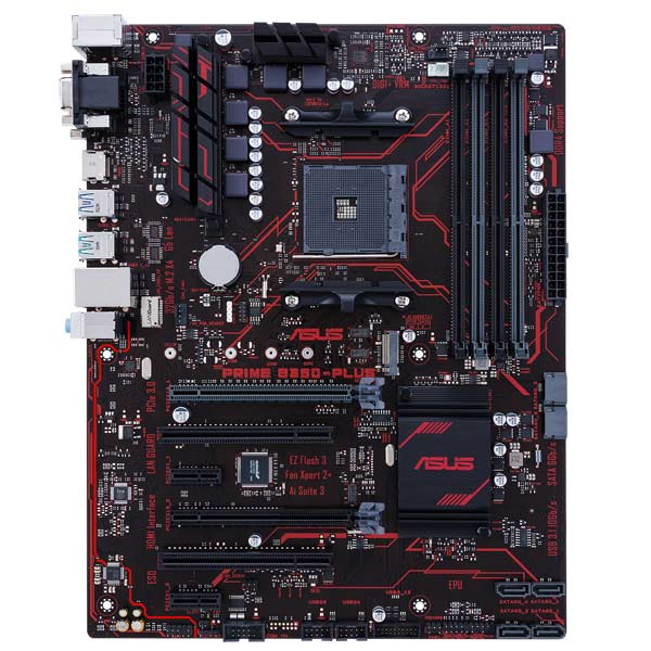 Материнская плата ASUS PRIME B350-PLUS фото
