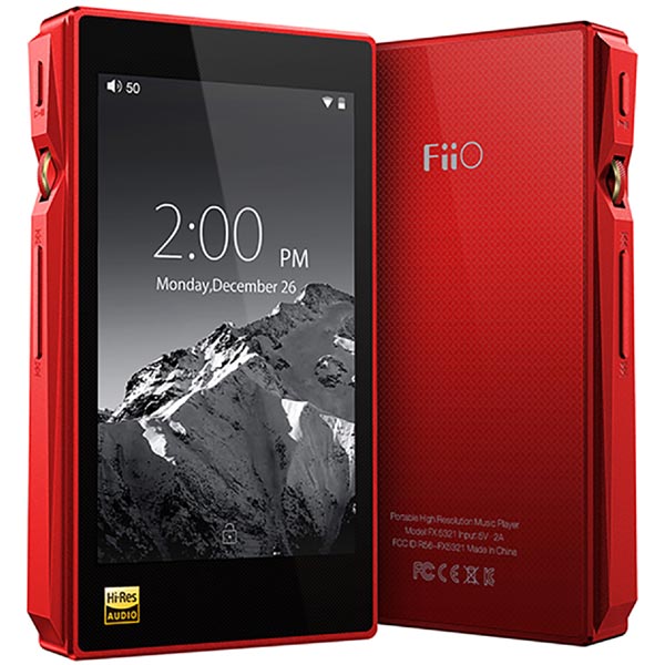 Портативный медиаплеер премиум FiiO X5 III Red