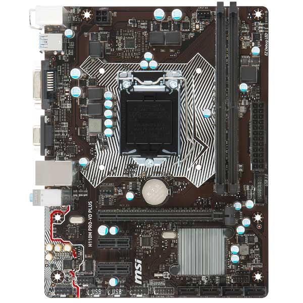 Материнская плата MSI H110M PRO-VD PLUS фото