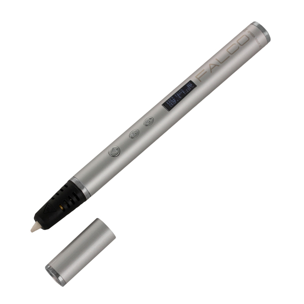 3D-ручка KREZ Falco P3D12 серебристый