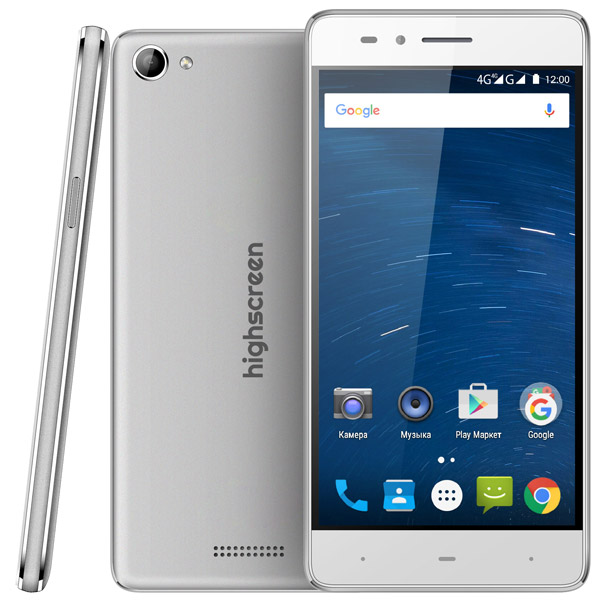 Смартфон Highscreen Power Ice Evo Silver Gray