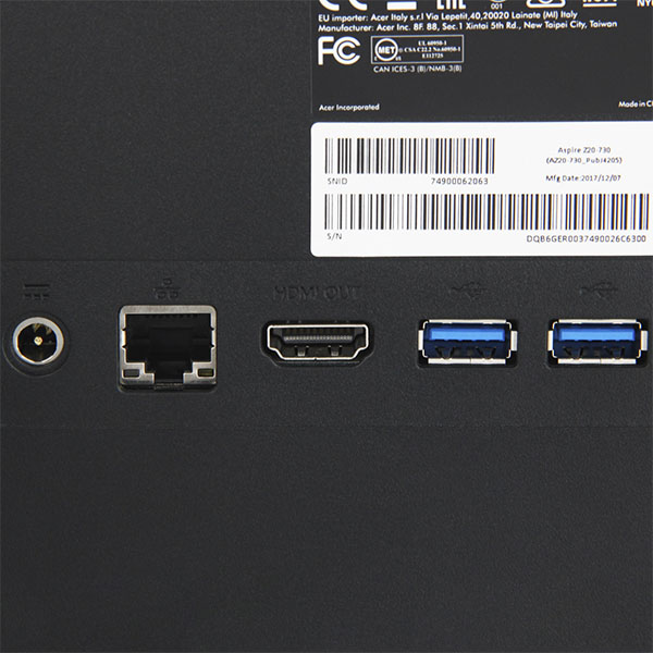 Моноблок Acer Aspire Z20-730 DQ.B6GER.003